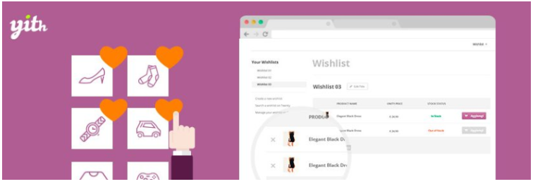 Liste de souhaits YITH WooCommerce