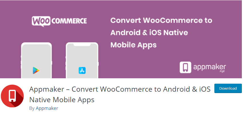 Créateur d'applications WooCommerce pour Android et iOS