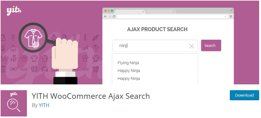 Recherche YITH WooCommerce Ajax