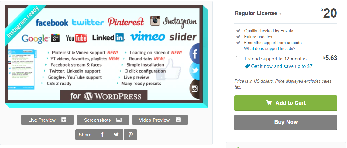 Facebook Likebox Slider for WordPress