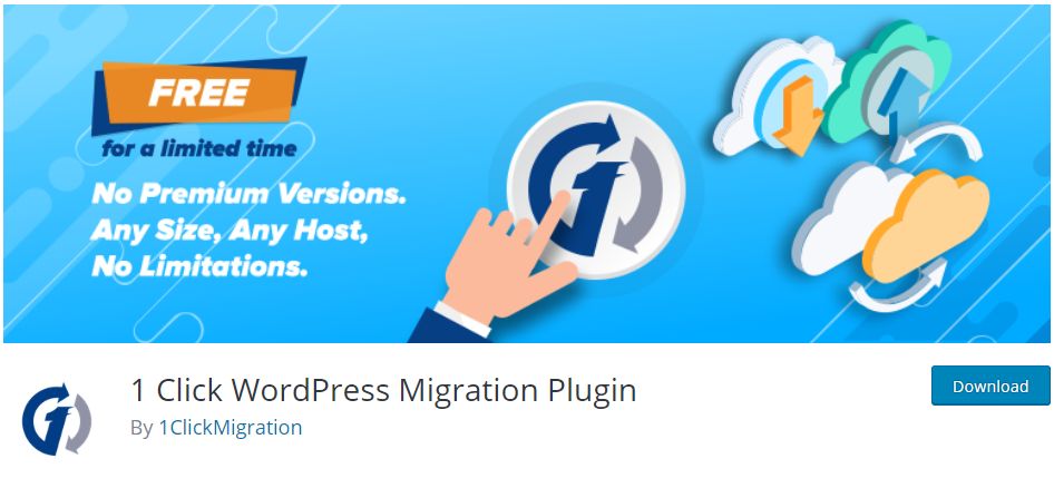 1 انقر فوق WordPress Migration Plugin