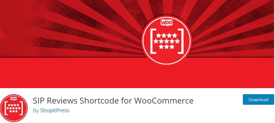 Recenzje SIP Shortcode dla WooCommerce