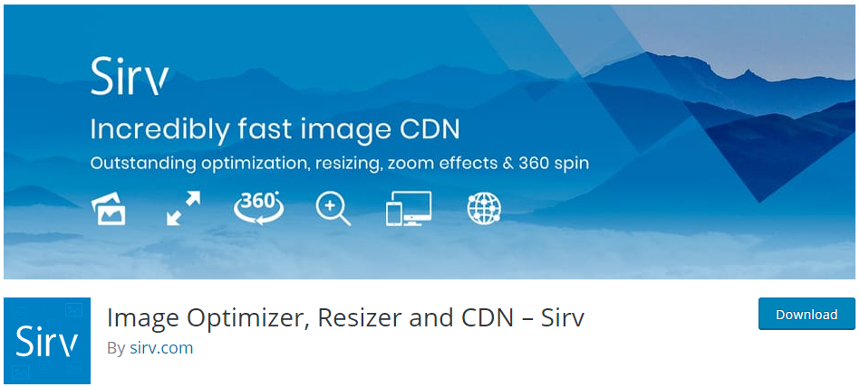 Image Optimizer, Resizer și CDN – Sirv