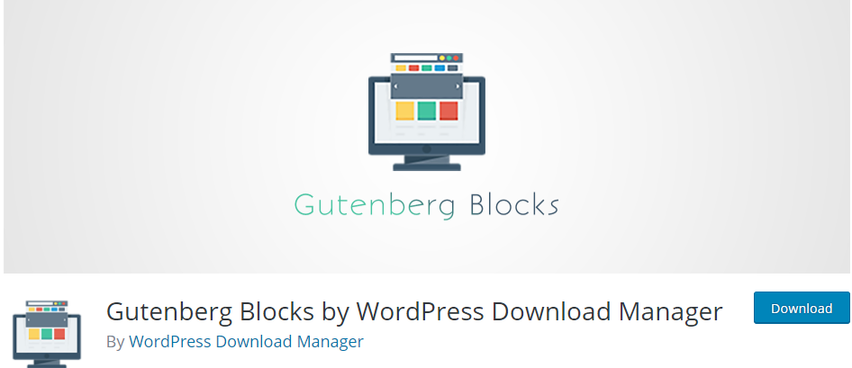 Blocchi Gutenberg di WordPress Download Manager