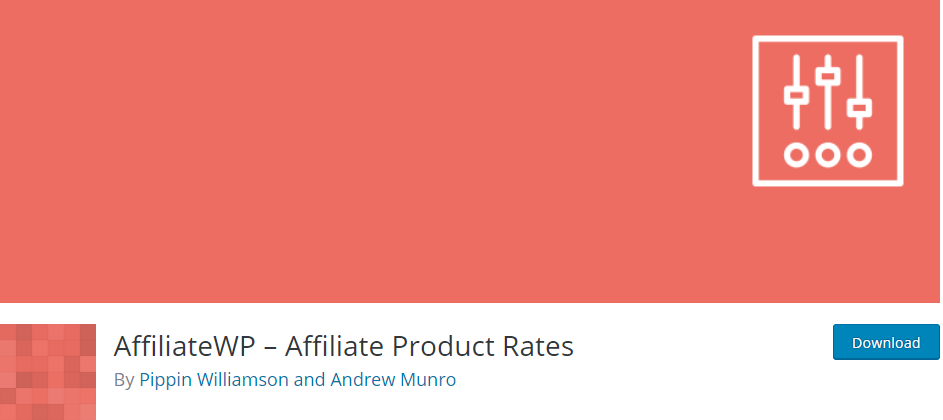 AffiliateWP – Tarife pentru produse afiliate