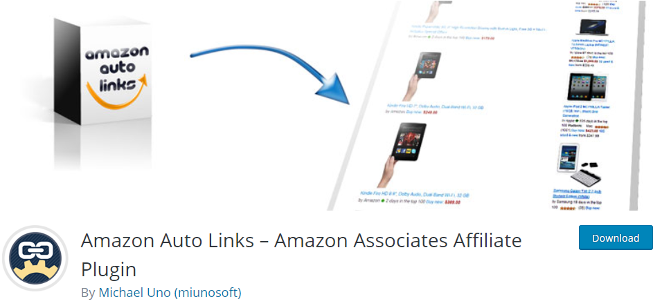 Amazon Auto Links – Plugin de afiliat Amazon Associates