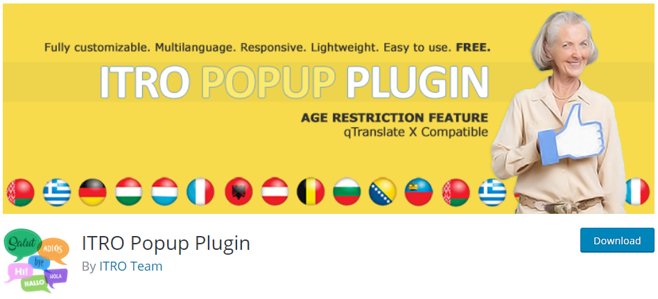 ITRO WordPress Popup Plugin