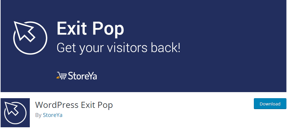 WordPress Exit Pop