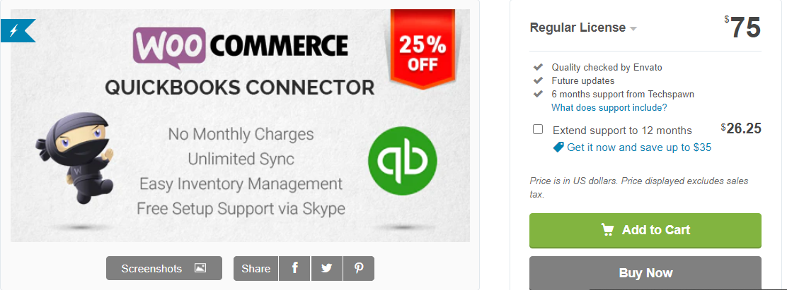 Conector WooCommerce QuickBooks