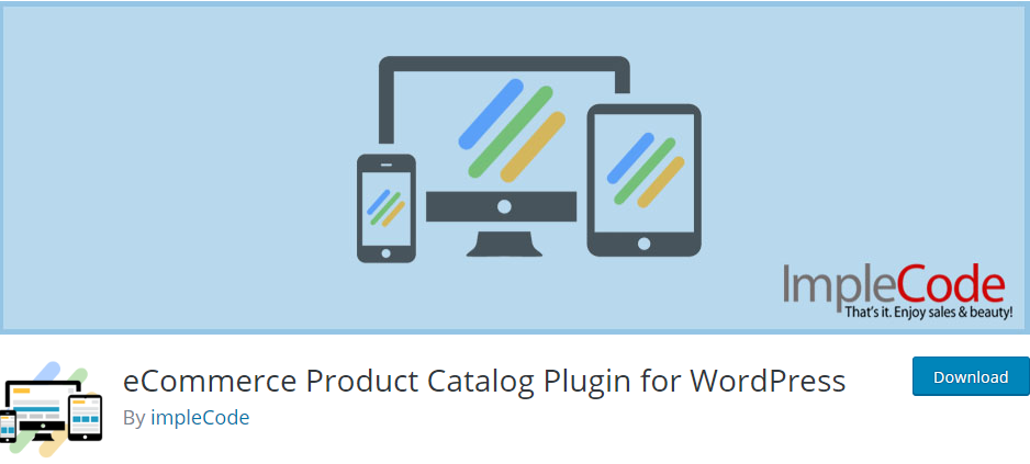 Plugin pentru catalogul de produse de comerț electronic pentru WordPress