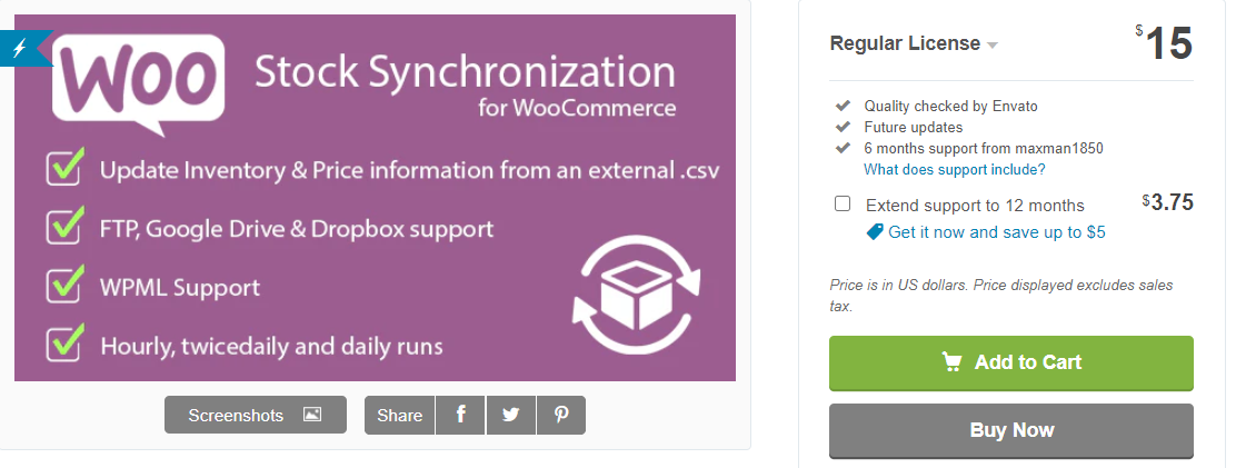 Stock Synchronization for WooCommerce