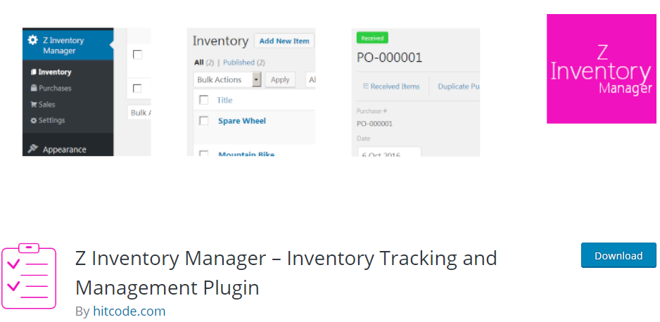 Z Inventory Manager – Plugin de urmărire și gestionare a inventarului