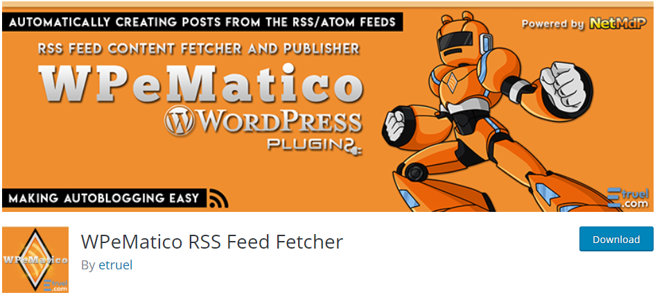 WPeMatico RSS-Feed-Fetcher