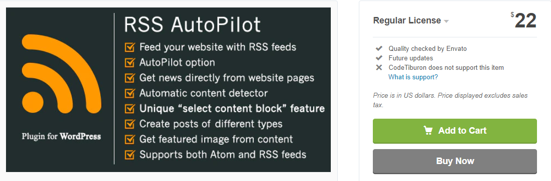 RSS AutoPilot - einzigartiger Inhaltsextraktor