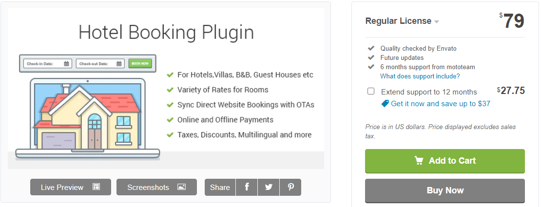 MotoPress Hotel Booking Plugin