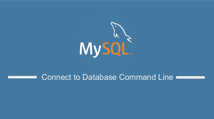 MySQL подключиться к командной строке базы данных