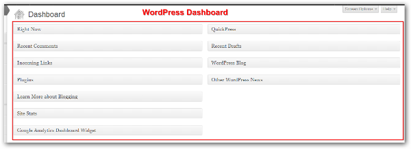 20 Schritte für WordPress Complete Anfänger WordPress Dashboard 11