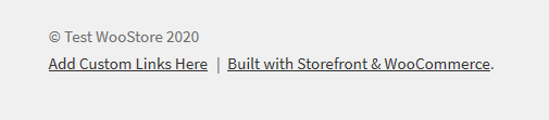 Cum să adăugați link-uri personalizate de subsol pentru Storefront