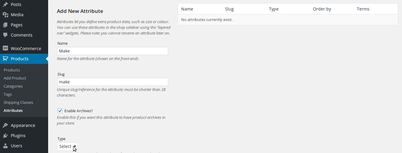 woocommerce-add-attributes