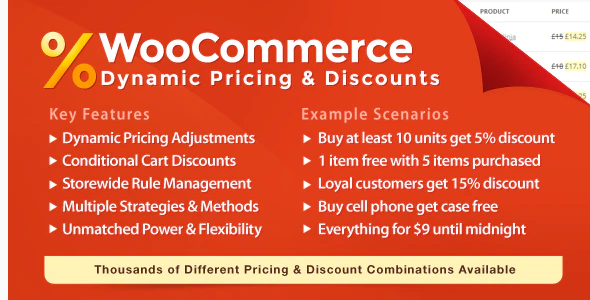 woocommerce dinamico