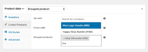 woocommerce 分组产品