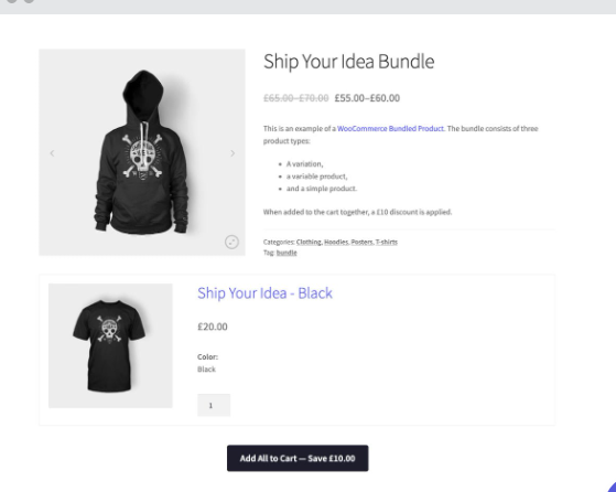 WooCommerce 捆绑产品