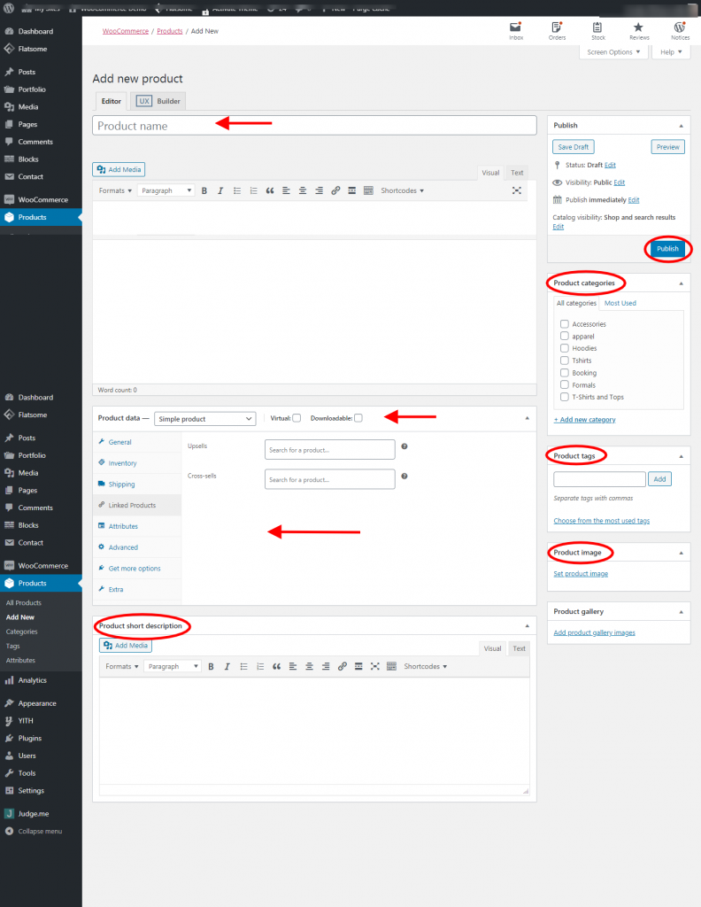 adăugați produse woocommerce