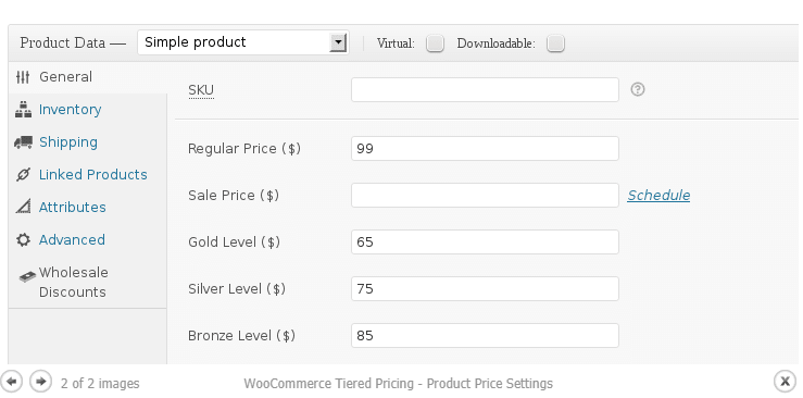 woocommerce段階的価格設定