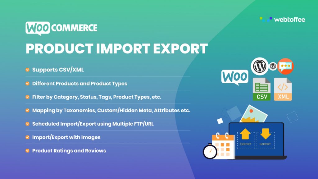 Import Export Export pentru WooCommerce