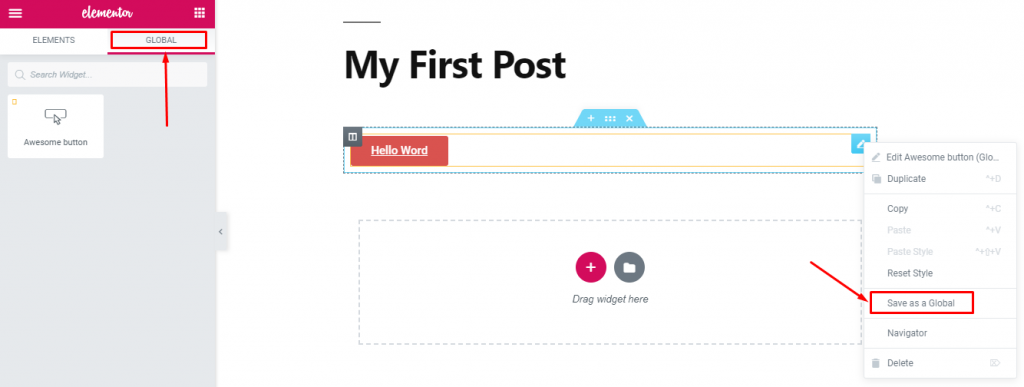 how-to-use-elementor-global-widgets
