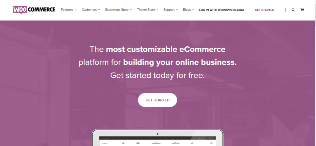 WooCommerce website