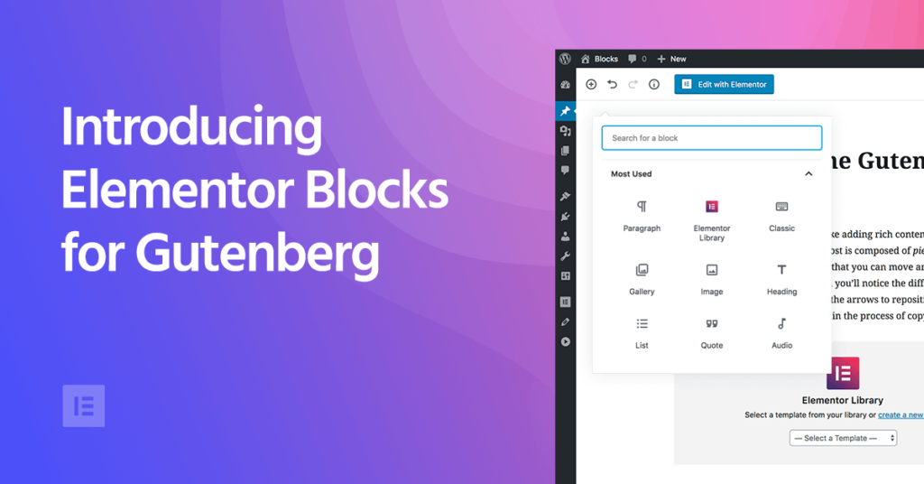 Elementor blocks