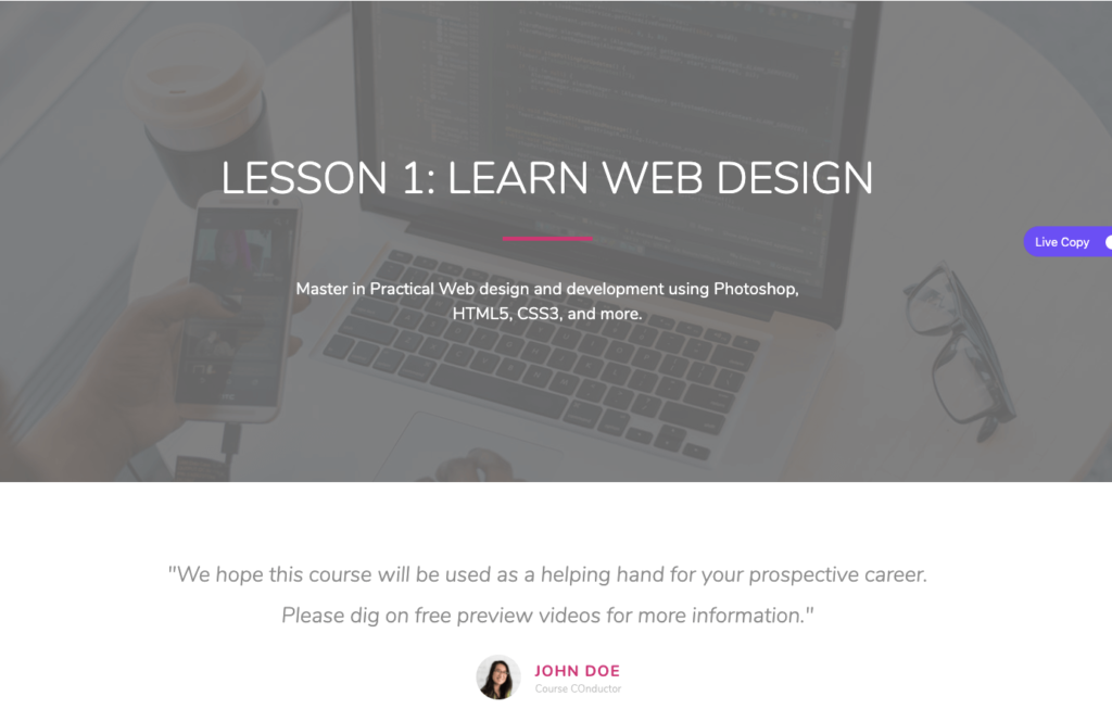 How to Create an Online Course Website