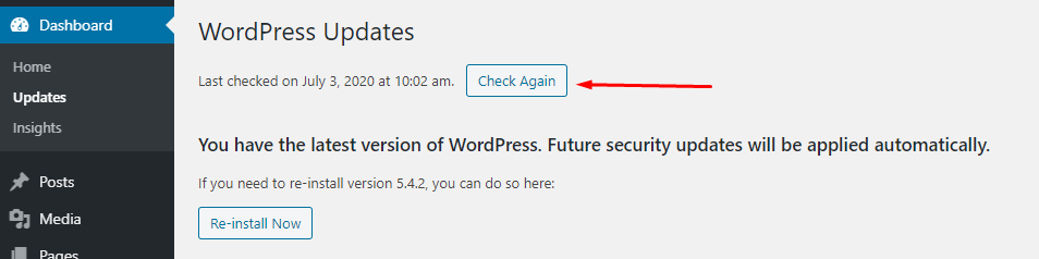 WordPress Updates