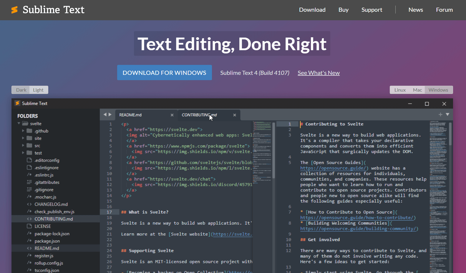 SublimeText-Web development tool for beginners