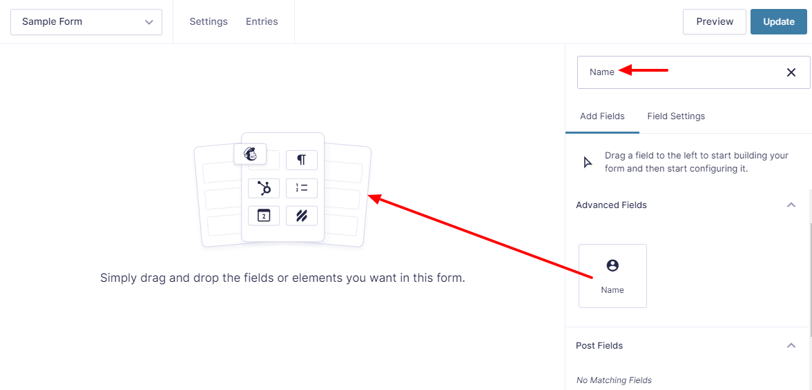 Add Form Fields