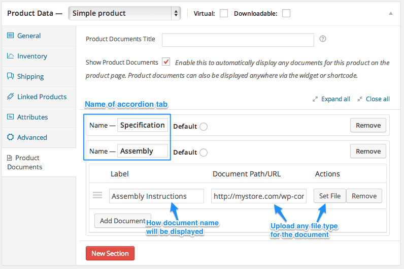 Un aperçu des coulisses de l'extension Product Downloads en action.