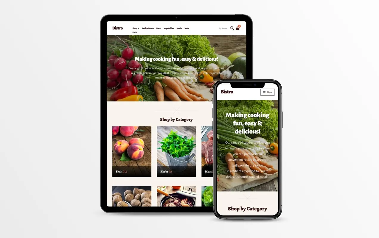 موضوع WooCommerce Bistro