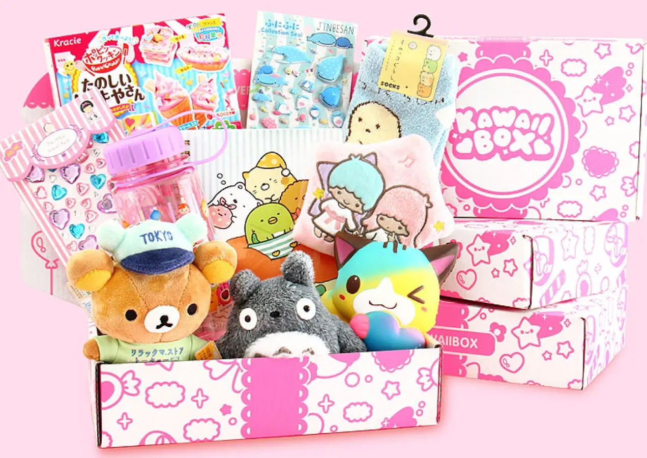 Kawaii box的精选产品盒