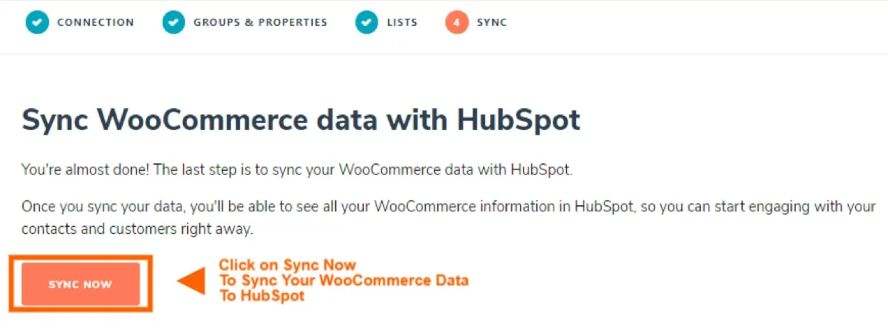 将 WooCommerce 与 HubSpot 同步