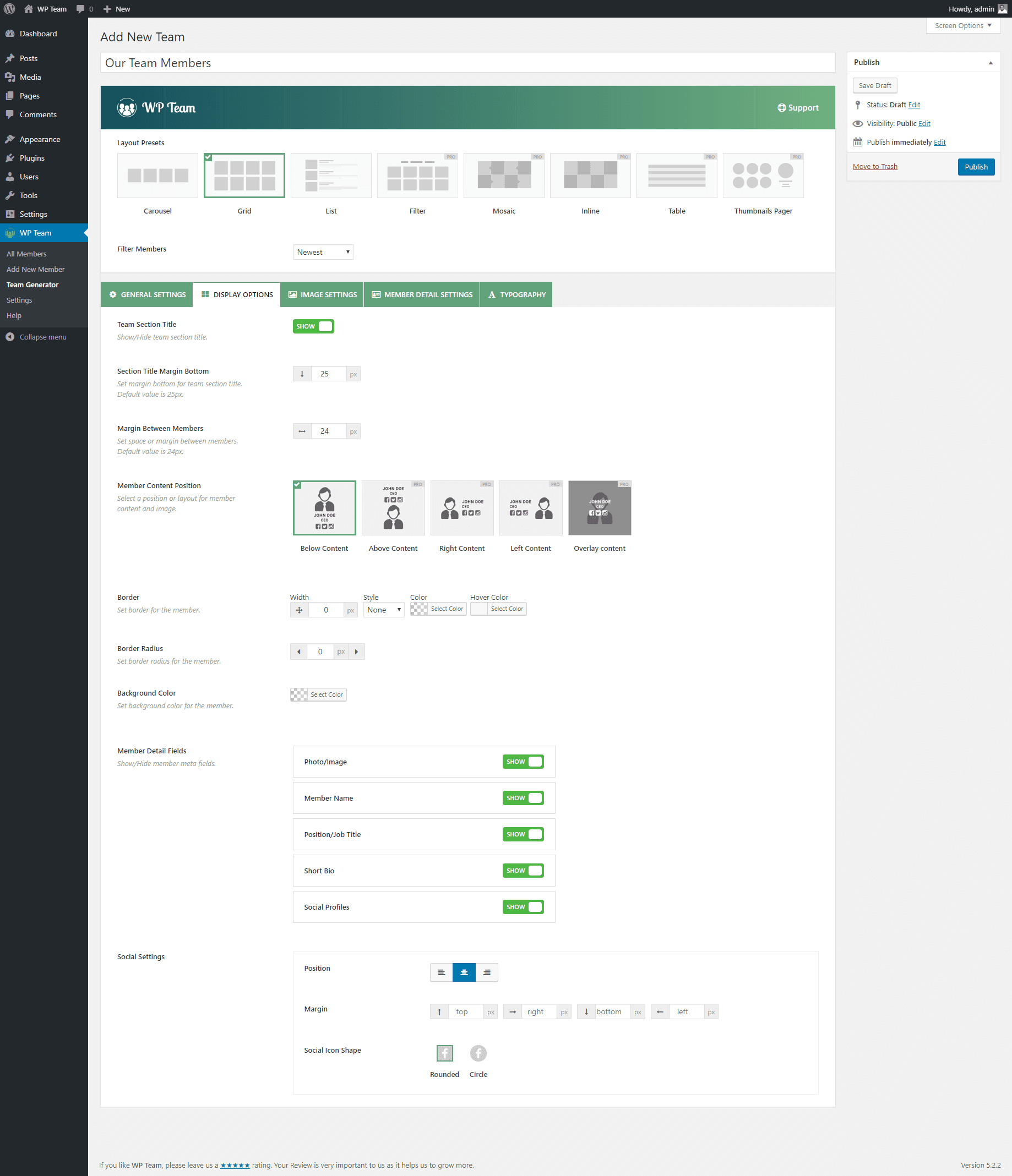 팀원 생성기