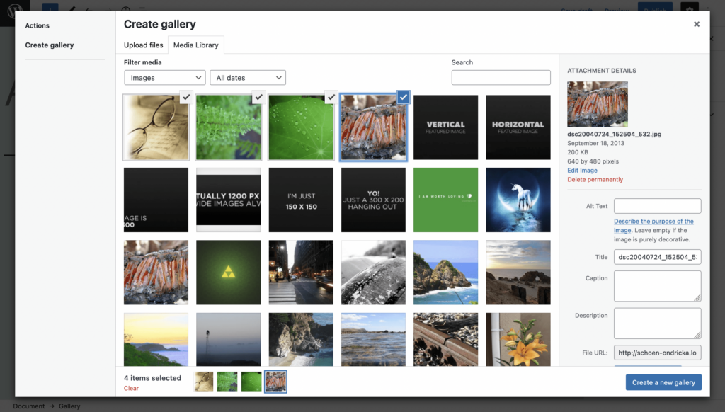 So erstellen Sie eine Bildergalerie mit WordPress – Schritt 3