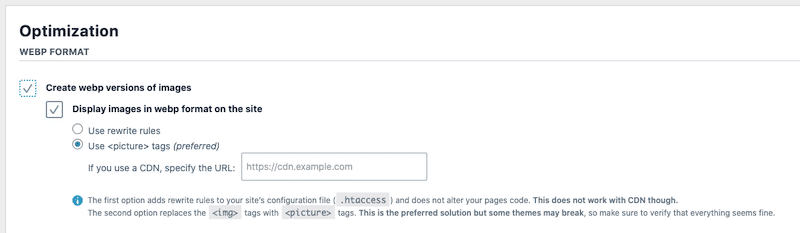 Format WebP oleh Imagify