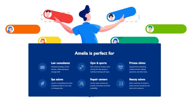 Amelia 프리미엄 WordPress 플러그인