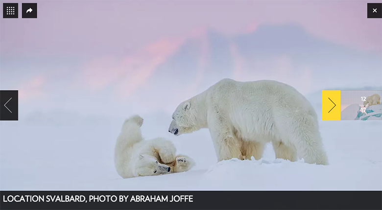 National Geographic kaydırıcısı