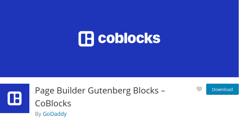 ページビルダーグーテンベルクブロック– CoBlocks