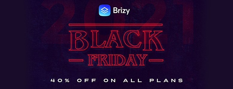 WordPress Black Friday 2021 Brizy