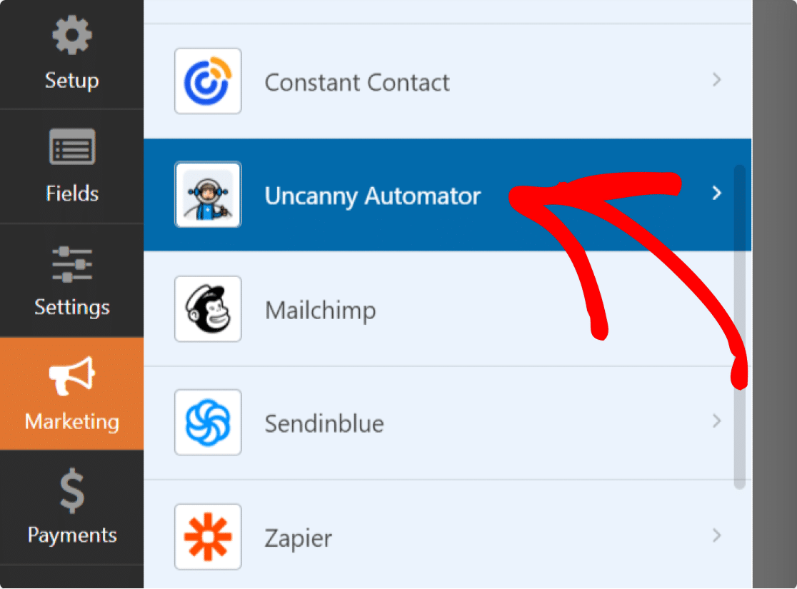 Интеграция Uncanny Automator с WPForms