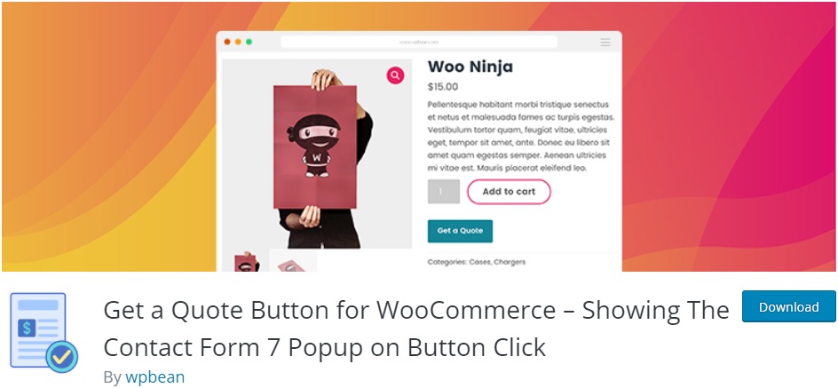 获取 woocommerce 报价 添加 woocommerce 请求报价按钮