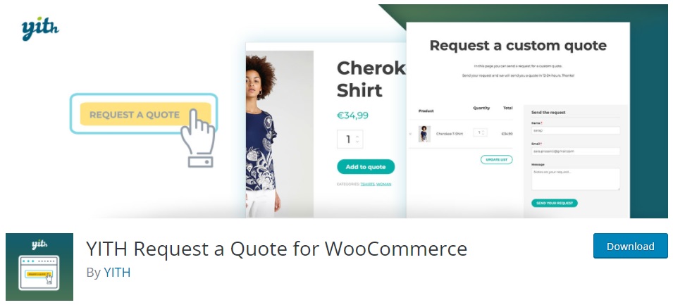 yith woocommerce 請求報價插件